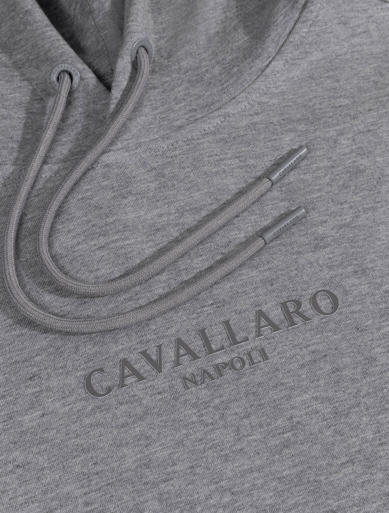 CAVALLARO Cavallaro hoodie mid grey melange