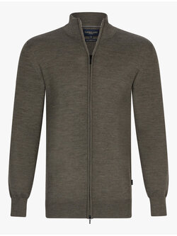 CAVALLARO Cavallaro full zip mid green