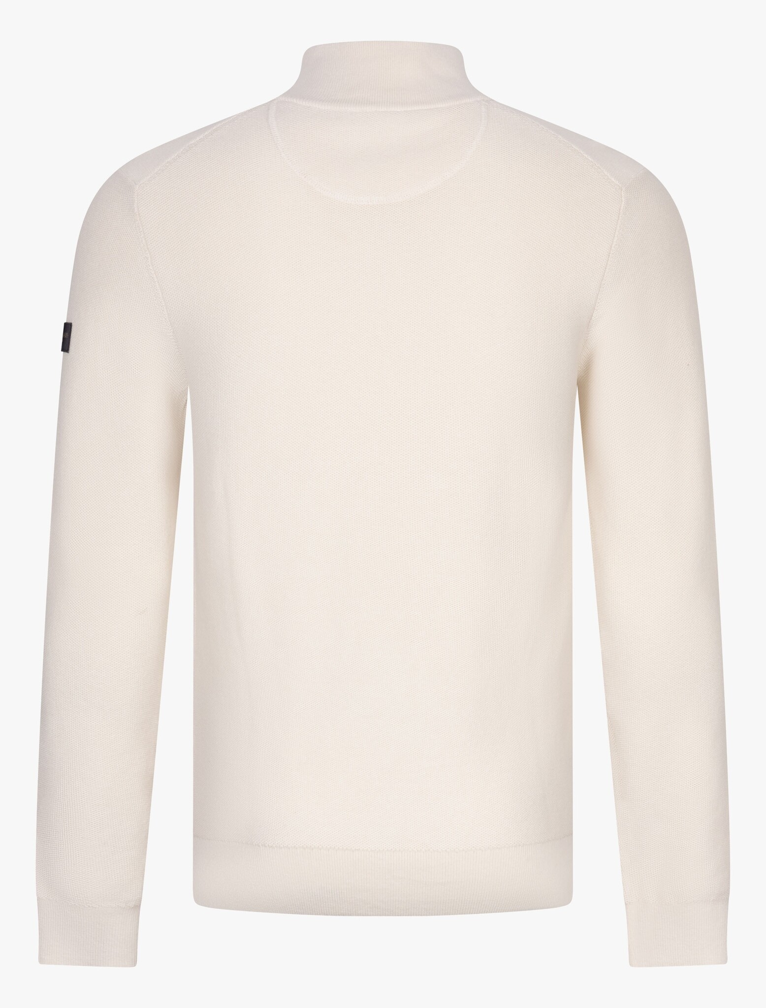 CAVALLARO Cavallaro half zip pullover off white