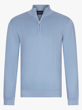 CAVALLARO Cavallaro half zip pullover grey blue