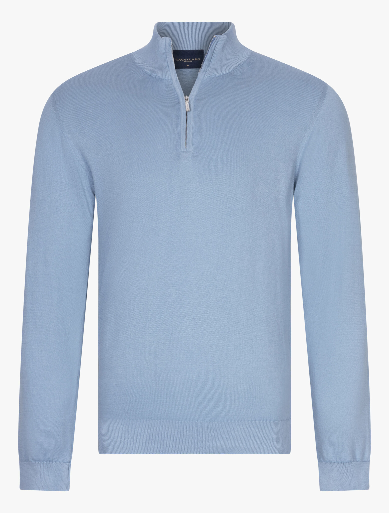 CAVALLARO Cavallaro half zip pullover grey blue