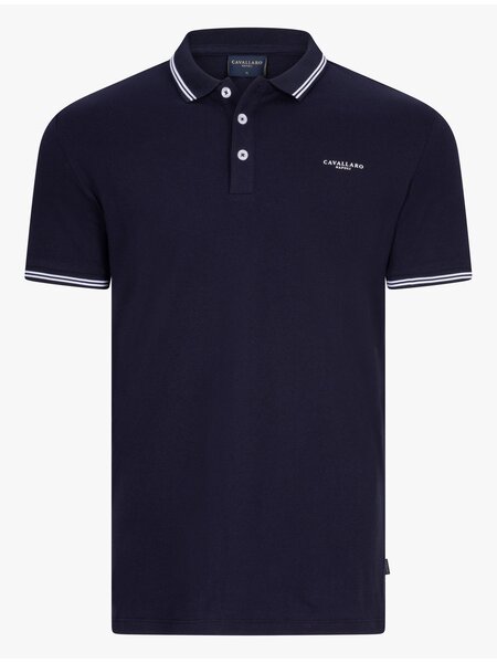 CAVALLARO Cavallaro Strip polo dark blue