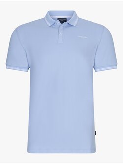 CAVALLARO Cavallaro Strip polo light blue