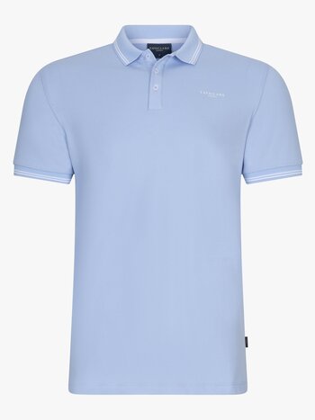 CAVALLARO Cavallaro Strip polo light blue