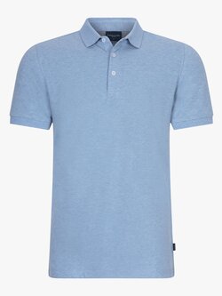 Cavallaro Napoli Cavallaro Bavone polo light blue melange