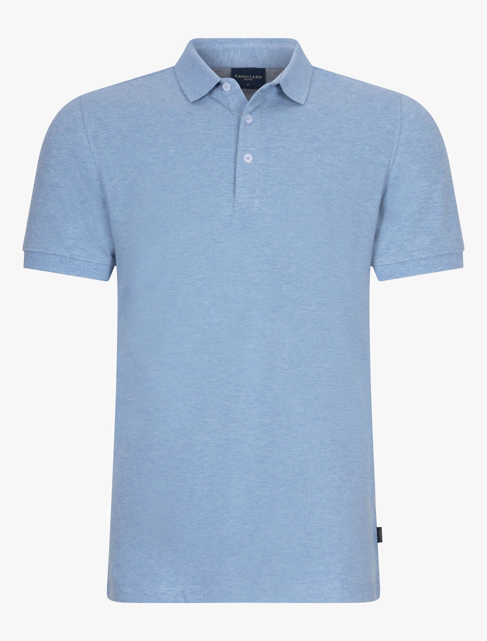CAVALLARO CAvallaro Bavone polo light blue melange