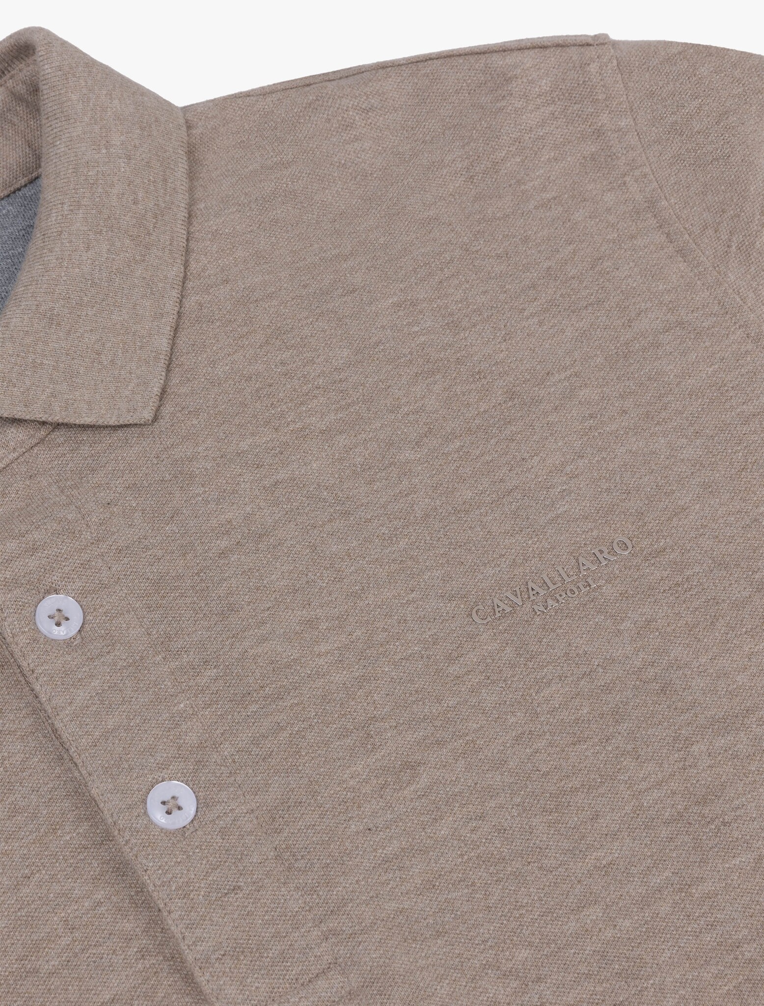 CAVALLARO Cavallaro Bavone polo sand melange