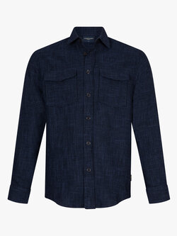 Cavallaro Napoli Cavallaro Tristano overshirt dark blue