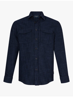 CAVALLARO Cavallaro Tristano overshirt dark blue