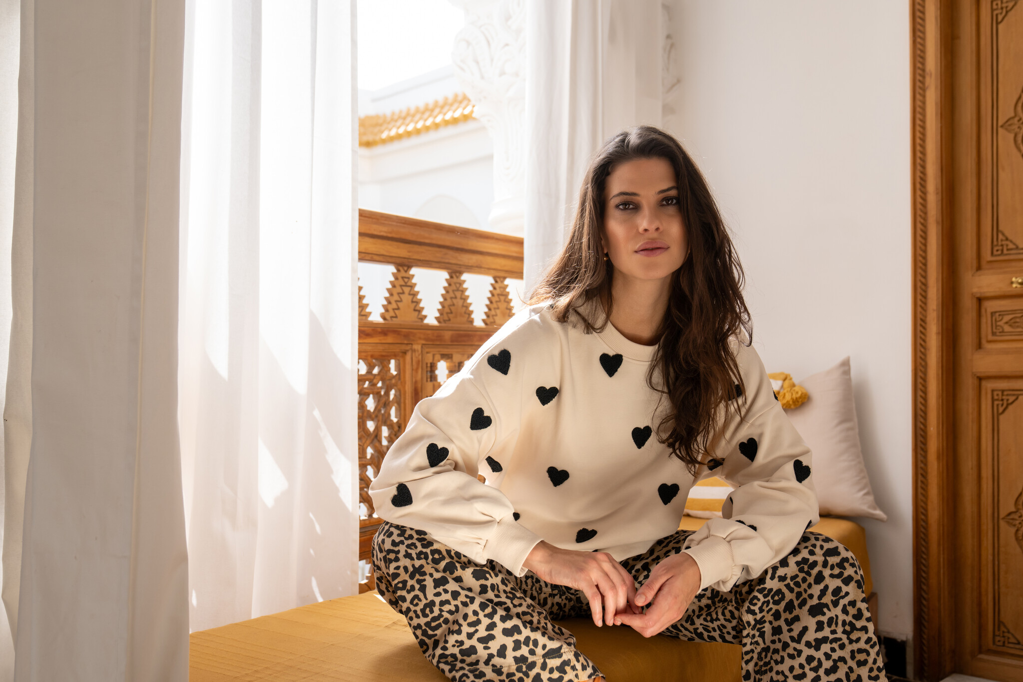 GEISHA Geisha Hearts Sweater