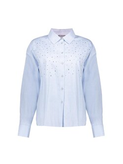 GEISHA 53120-47 Blouse rhinestones blue