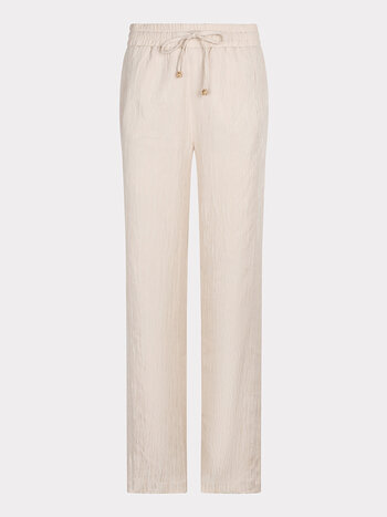ESQUALO Esqualo Trousers wide jacquard sand
