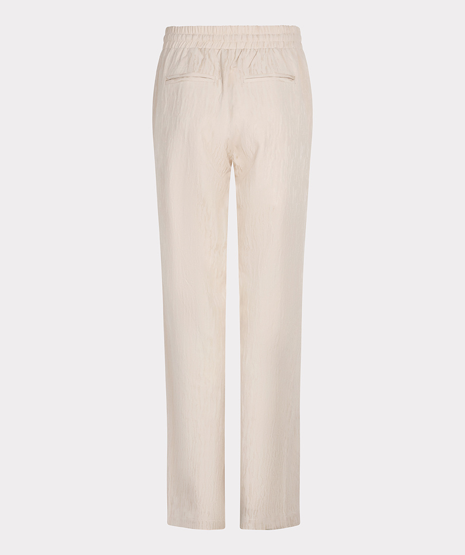 ESQUALO Esqualo Trousers wide jacquard sand