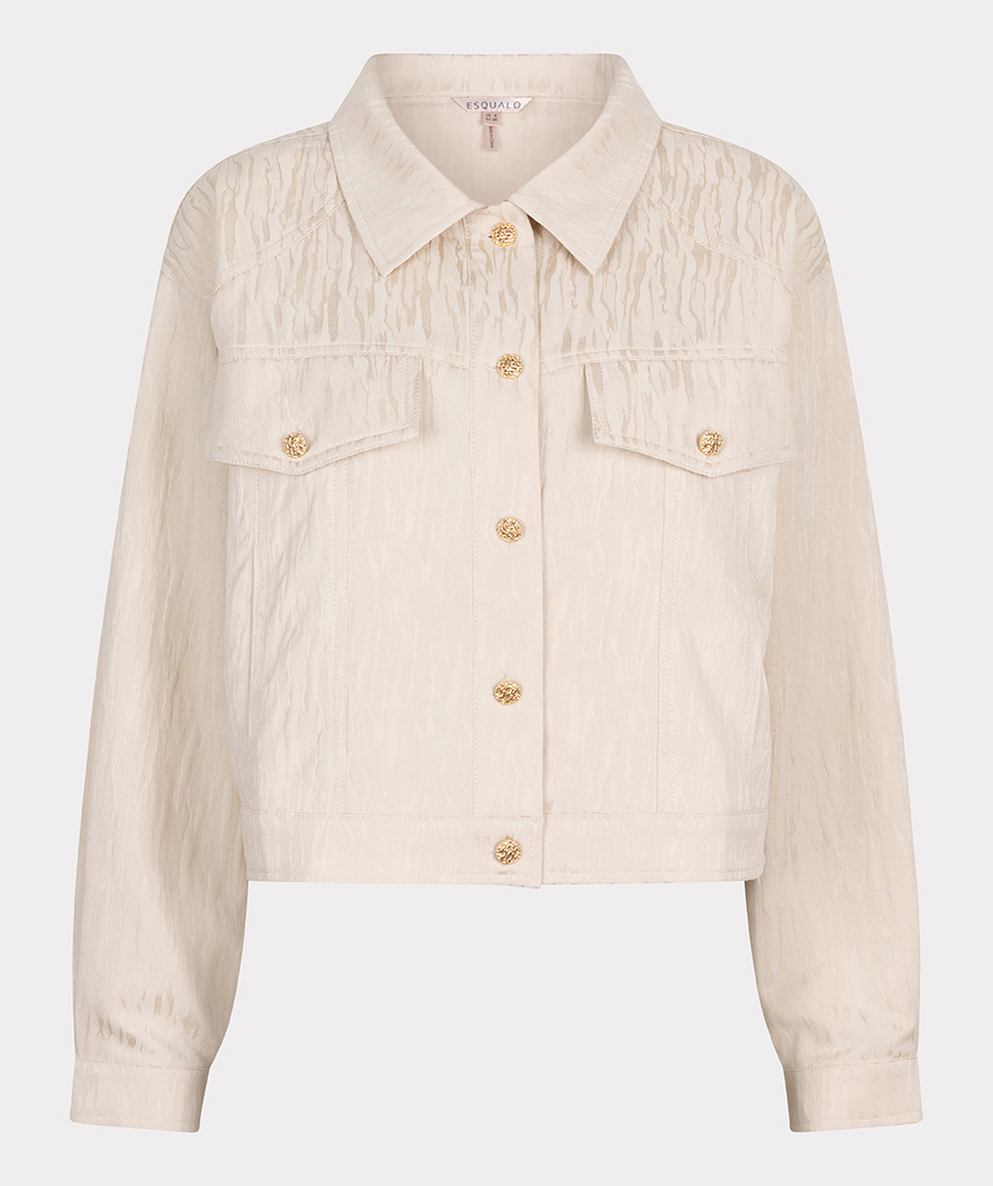ESQUALO Esqualo Jacket jacquard sand
