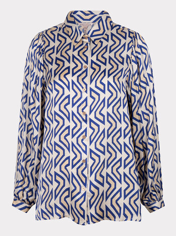 ESQUALO Esqualo Blouse basic utopia graphic print