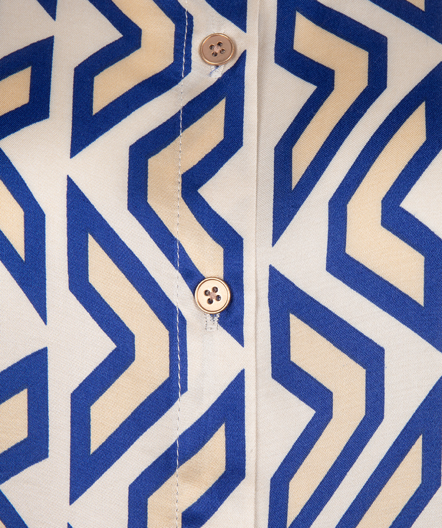 ESQUALO Esqualo Blouse basic utopia graphic print