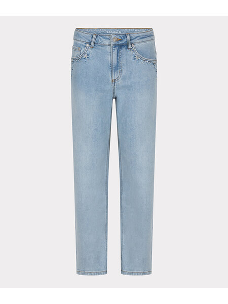 ESQUALO Esqualo Trousers embroidery jeans blue