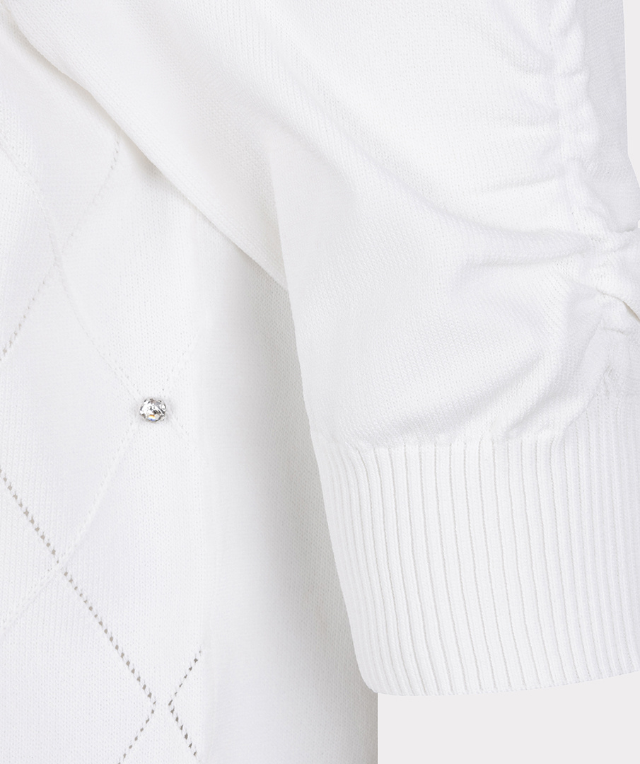 ESQUALO Esqualo Sweater knit embellishment off white