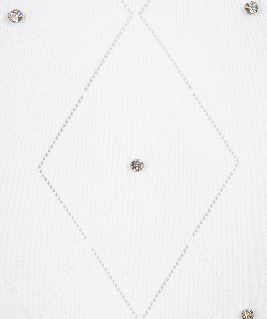 ESQUALO Esqualo Sweater knit embellishment off white