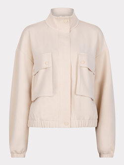 Esqualo Esqualo Cardigan bomber modal ivory