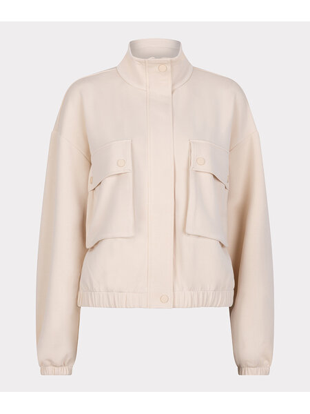 ESQUALO Esqualo Cardigan bomber modal ivory