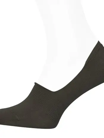 Carlo Lanza Sneakersokken donkerbruin