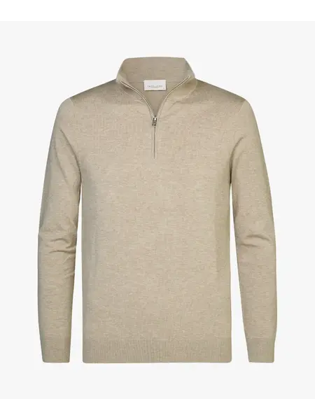 PROFUOMO Profuomo Luxury Half Zip Beige