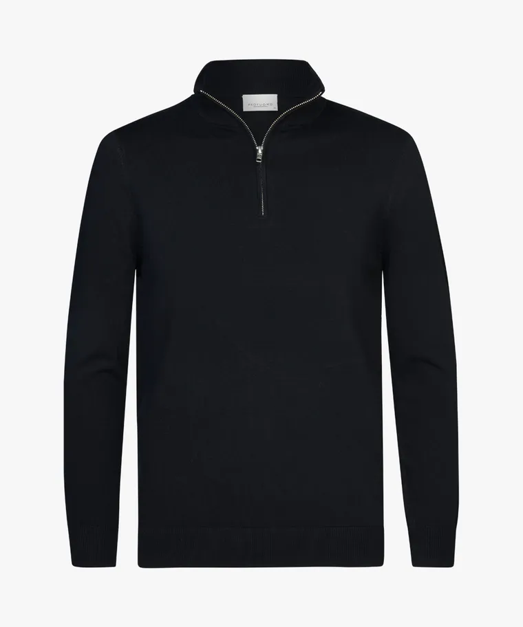 PROFUOMO Profuomo Luxury Half Zip Navy