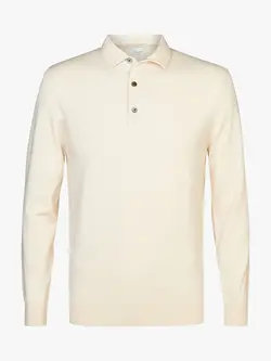 PROFUOMO Profuomo luxury basic one piece polo off-white