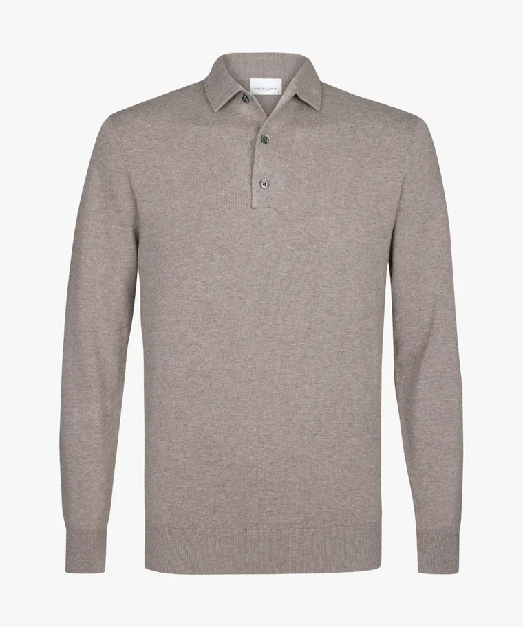 PROFUOMO Profuomo luxury basic one piece polo Beige