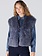 JANSEN AMSTERDAM Dali gilet fake fur blue grey