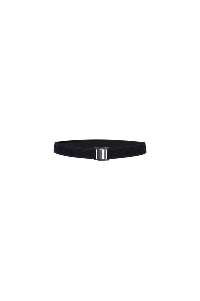 JANSEN AMSTERDAM Elas riem logo elastique black