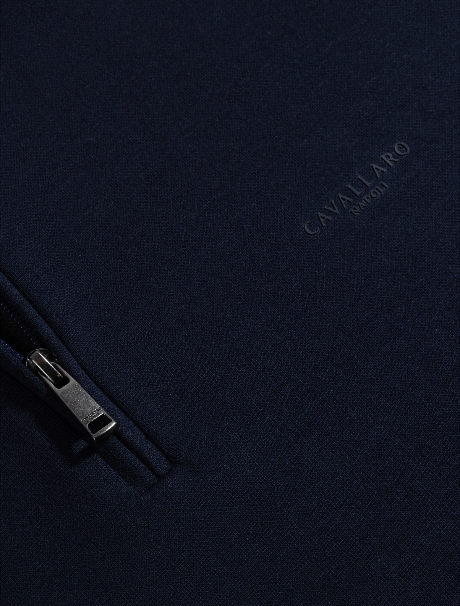 CAVALLARO Cavallaro Marcio half zip sweat dark kit