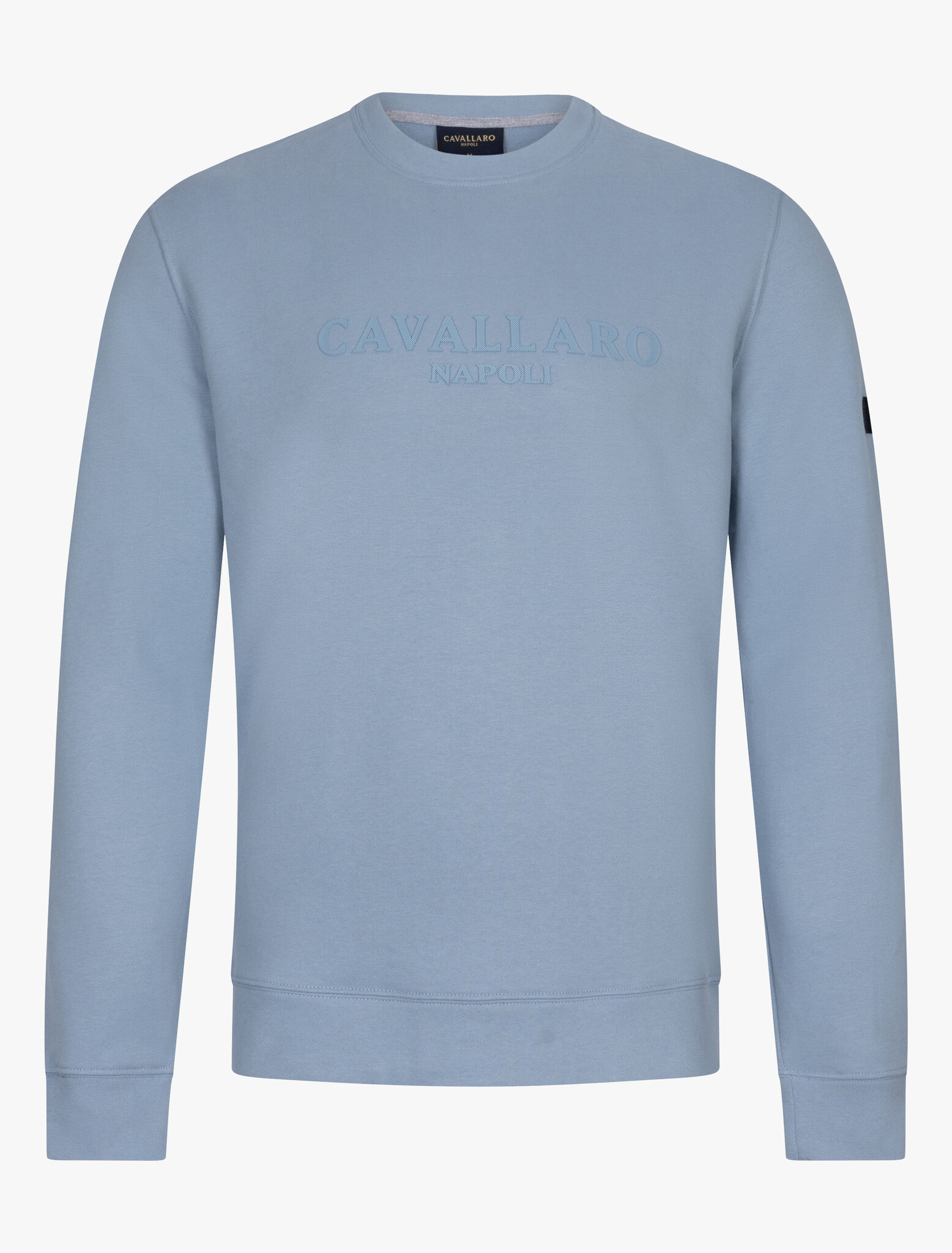 CAVALLARO Cavallaro Enego r neck sweat light blue