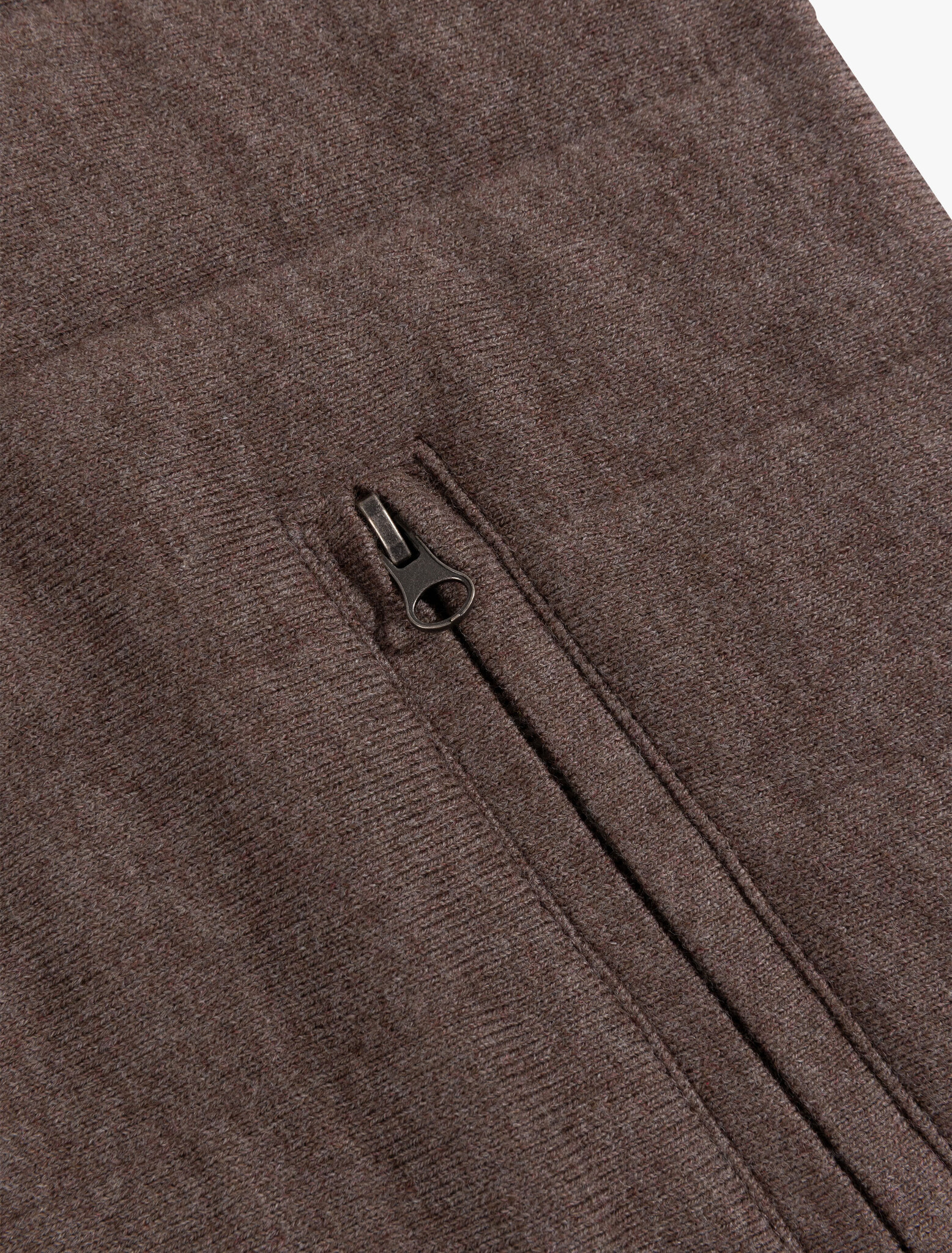 CAVALLARO Cavallaro Gioni full zip cardigan brown