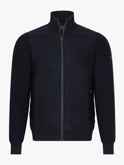 CAVALLARO Cavallaro Gioni full zip cardigan dark blue