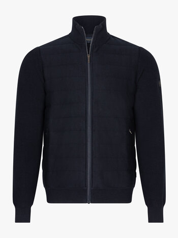 CAVALLARO Cavallaro Gioni full zip cardigan dark blue