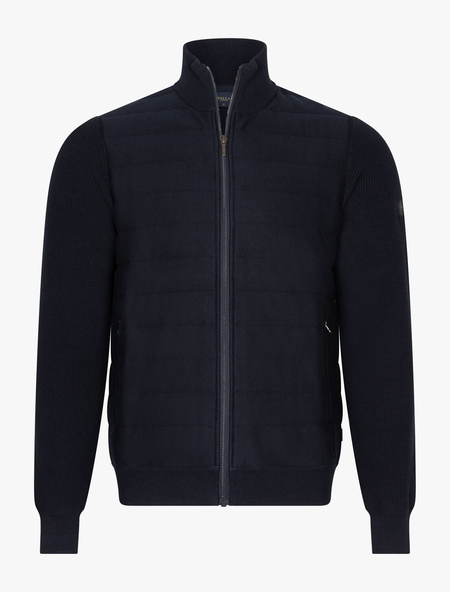 CAVALLARO Cavallaro Gioni full zip cardigan dark blue