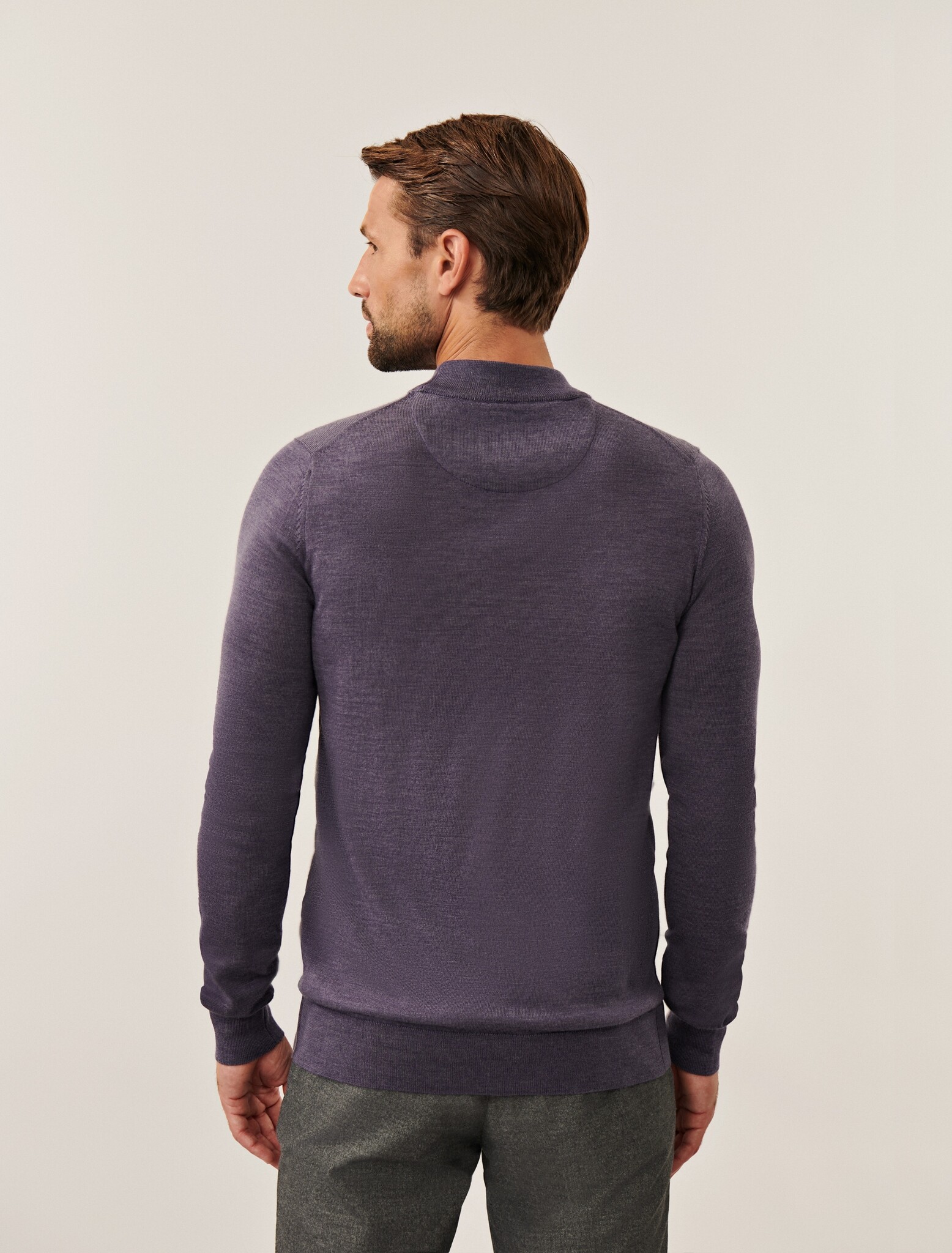 CAVALLARO Cavallaro Saronno turtle neck pullover purple