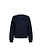 JANSEN AMSTERDAM Gaby long sleeve flower detail dark blue