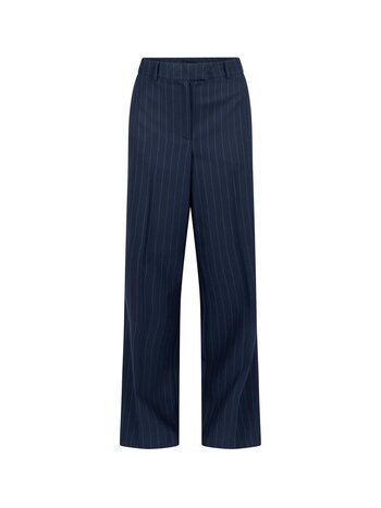 JANSEN AMSTERDAM colette broek wide long dark blue