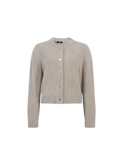 JANSEN AMSTERDAM cloe vest pressbuttons khaki