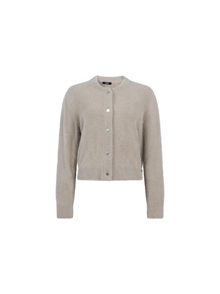 JANSEN AMSTERDAM cloe vest pressbuttons khaki