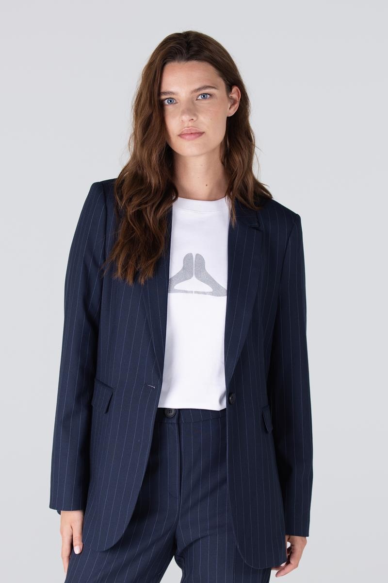 JANSEN AMSTERDAM cherien blazer regular dark blue