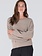 JANSEN AMSTERDAM caily trui round neckline khaki
