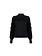JANSEN AMSTERDAM barbara trui long sleeve plisse ruffles antraciet