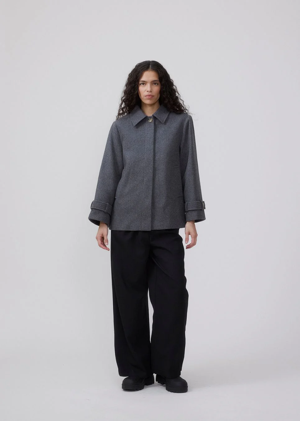 MODSTRÖM Ofiamd jacket dark grey mela