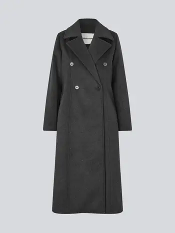 MODSTRÖM Olinamd coat dark grey mela