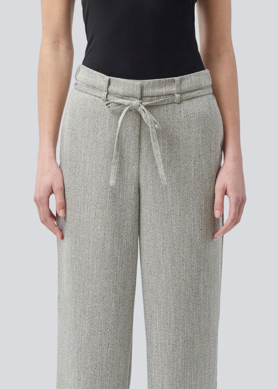 MODSTRÖM Popemd pants herringbone sp