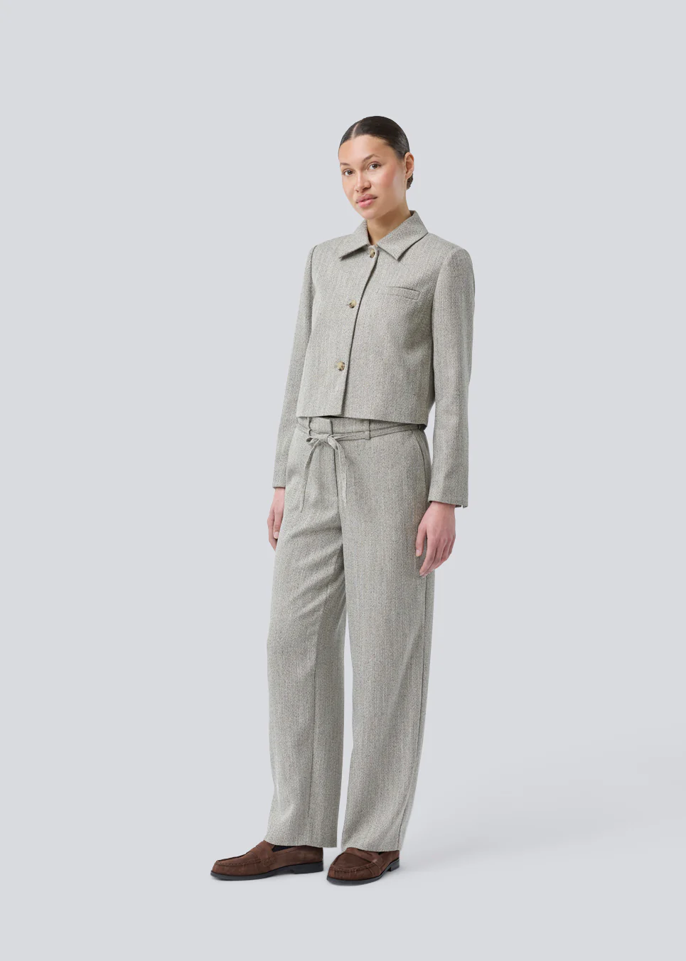 MODSTRÖM Popemd pants herringbone sp